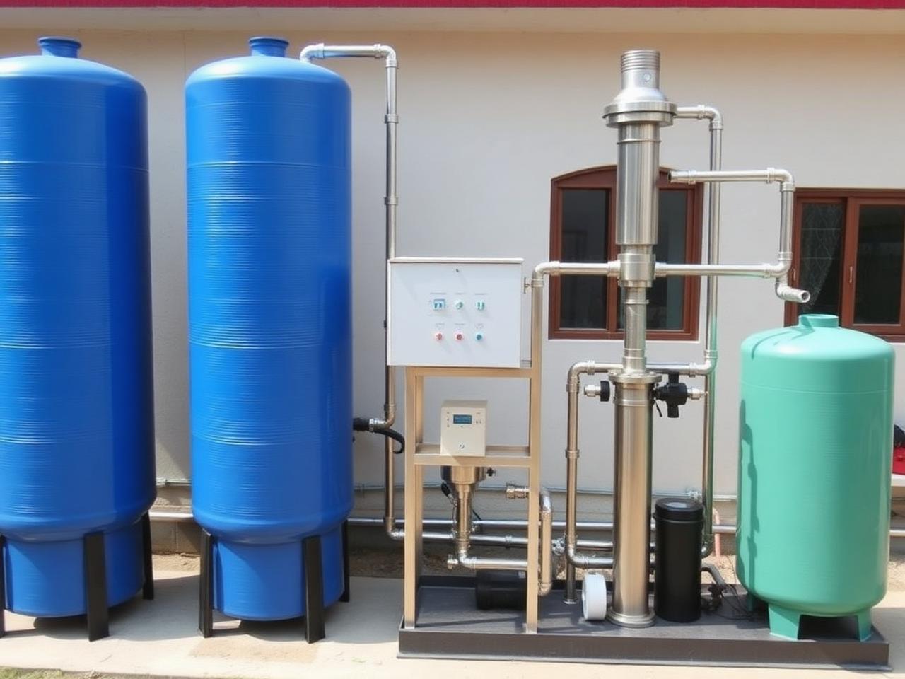 Aqua Sutra iron removal filter for borewell water with high iron and manganese content