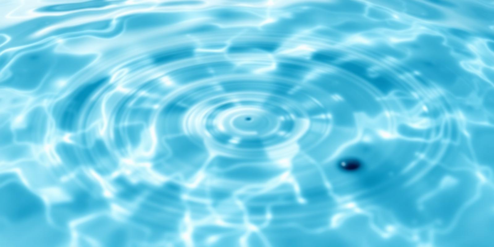 Crystal clear water representing water quality assessment